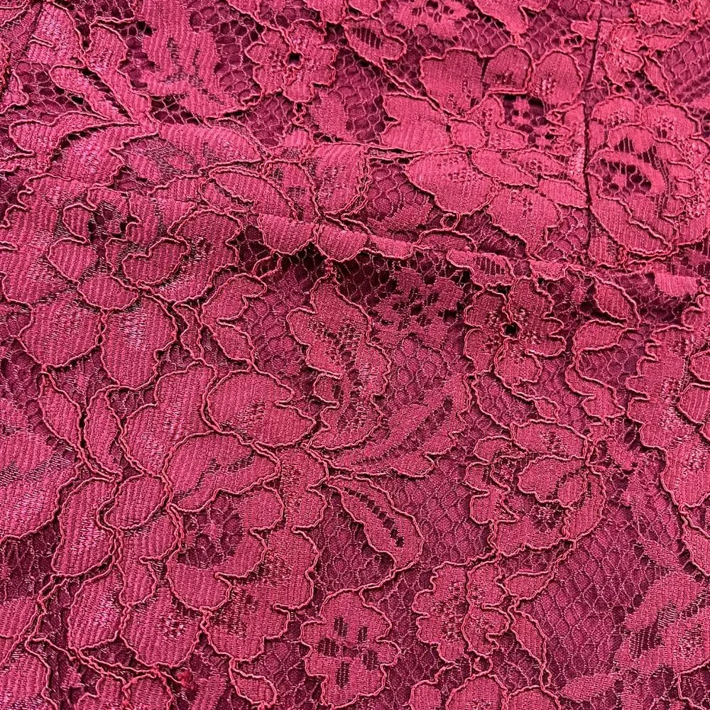 NWT 📌Lulus Stay Stunning "Wow the Crowd" Burgundy Lace Strapless Dress! - Picture 12 of 16